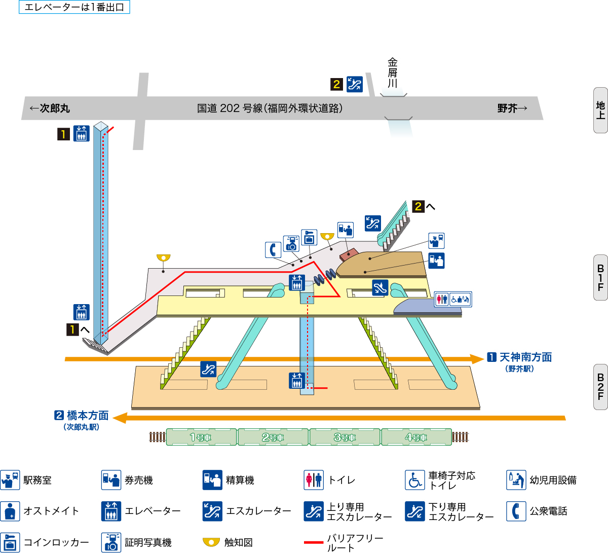 賀茂駅立体図